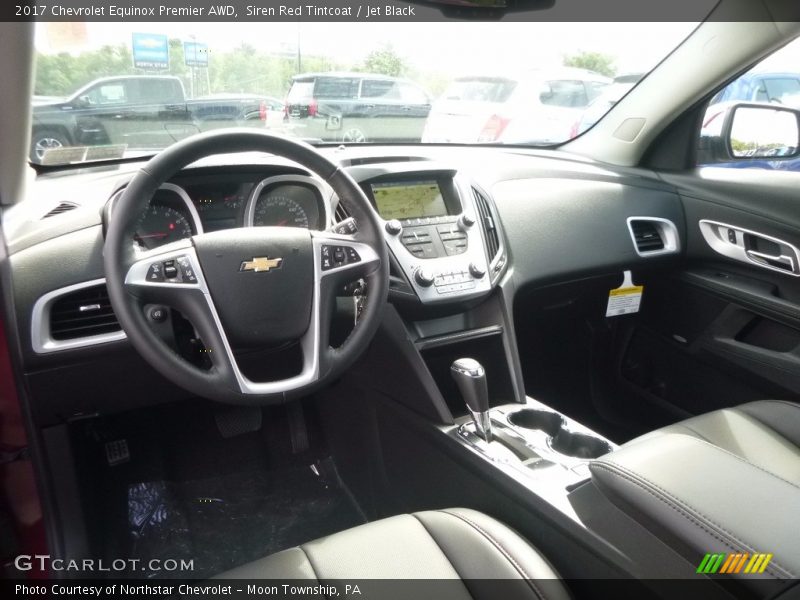 Siren Red Tintcoat / Jet Black 2017 Chevrolet Equinox Premier AWD
