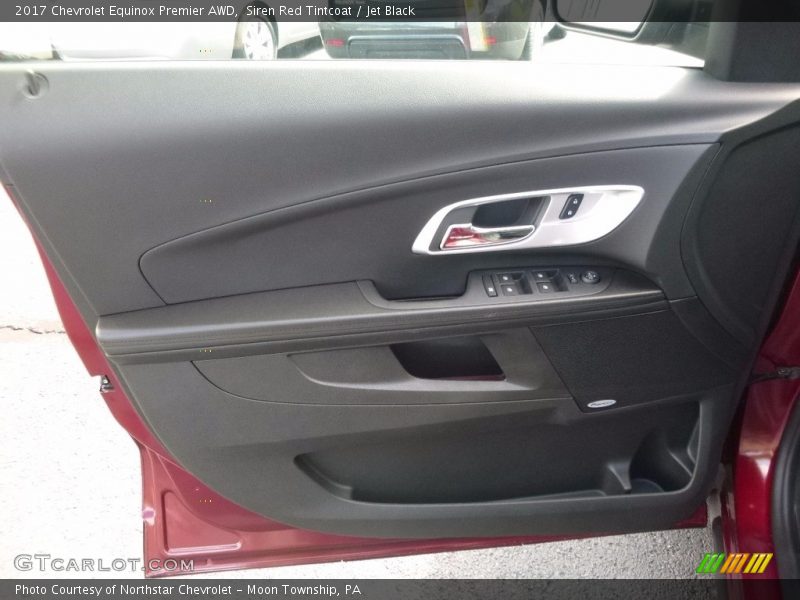Siren Red Tintcoat / Jet Black 2017 Chevrolet Equinox Premier AWD
