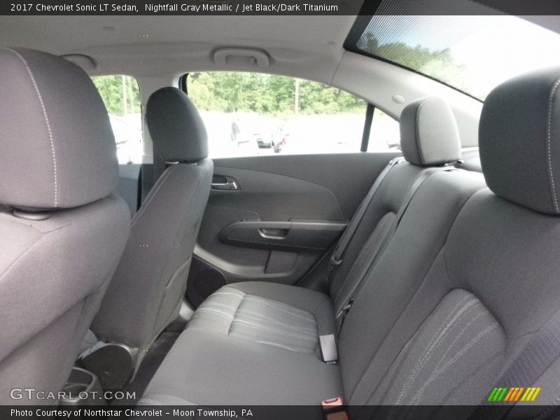 Nightfall Gray Metallic / Jet Black/Dark Titanium 2017 Chevrolet Sonic LT Sedan