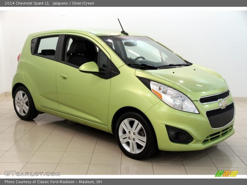 Jalapeno / Silver/Green 2014 Chevrolet Spark LS