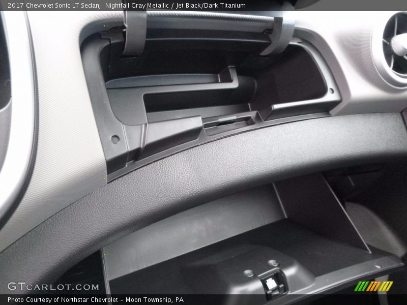 Nightfall Gray Metallic / Jet Black/Dark Titanium 2017 Chevrolet Sonic LT Sedan