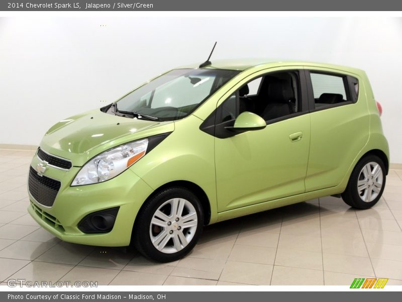 Jalapeno / Silver/Green 2014 Chevrolet Spark LS