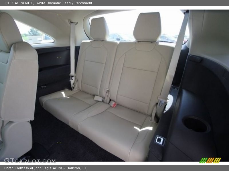 Rear Seat of 2017 MDX 
