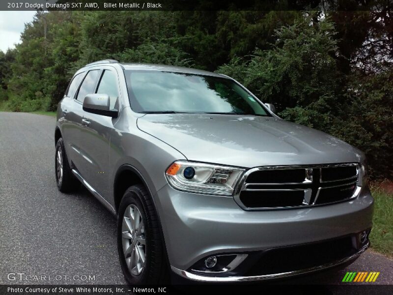 Billet Metallic / Black 2017 Dodge Durango SXT AWD