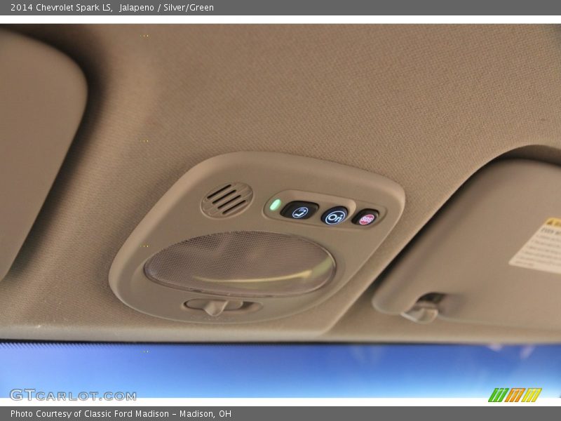 Jalapeno / Silver/Green 2014 Chevrolet Spark LS