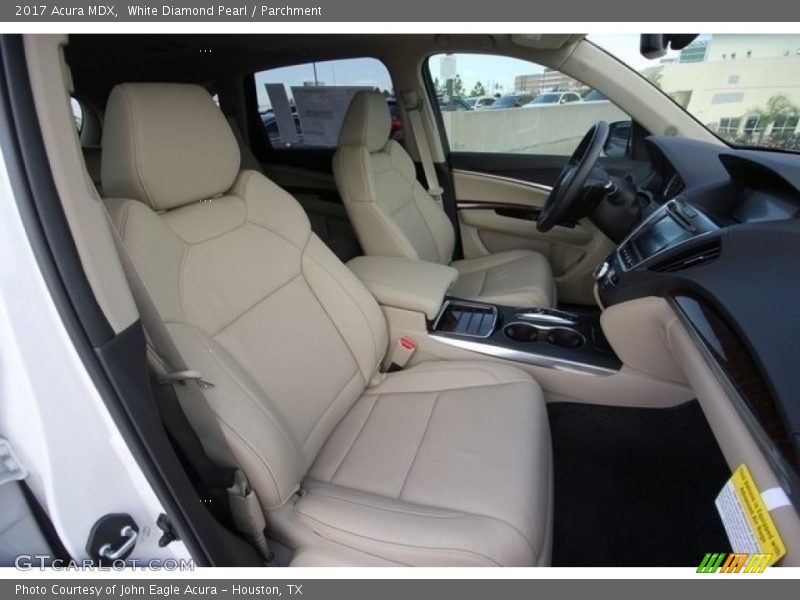 Front Seat of 2017 MDX 