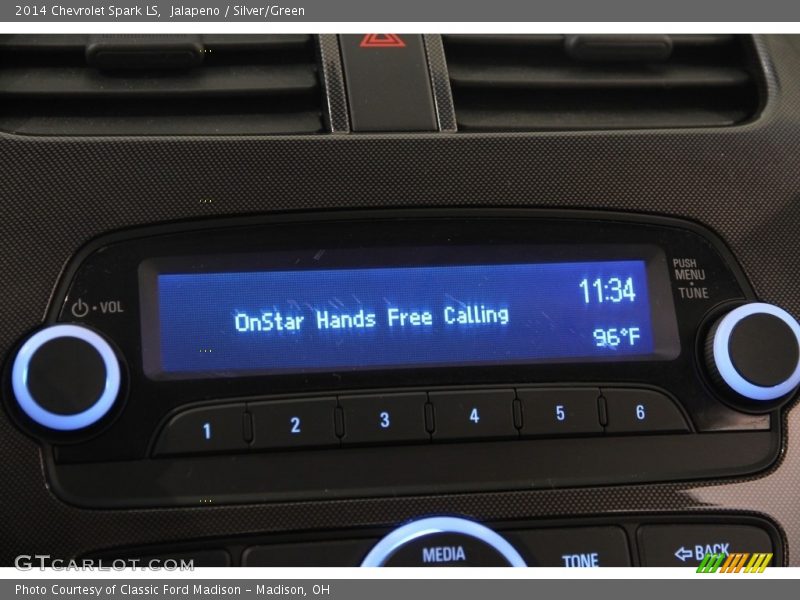 Jalapeno / Silver/Green 2014 Chevrolet Spark LS