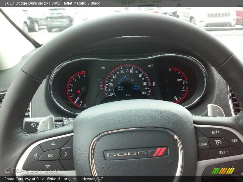 Billet Metallic / Black 2017 Dodge Durango SXT AWD