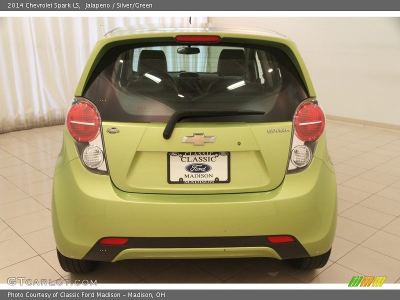 Jalapeno / Silver/Green 2014 Chevrolet Spark LS