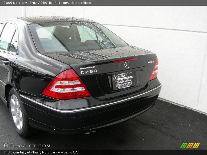 Black / Black 2006 Mercedes-Benz C 280 4Matic Luxury