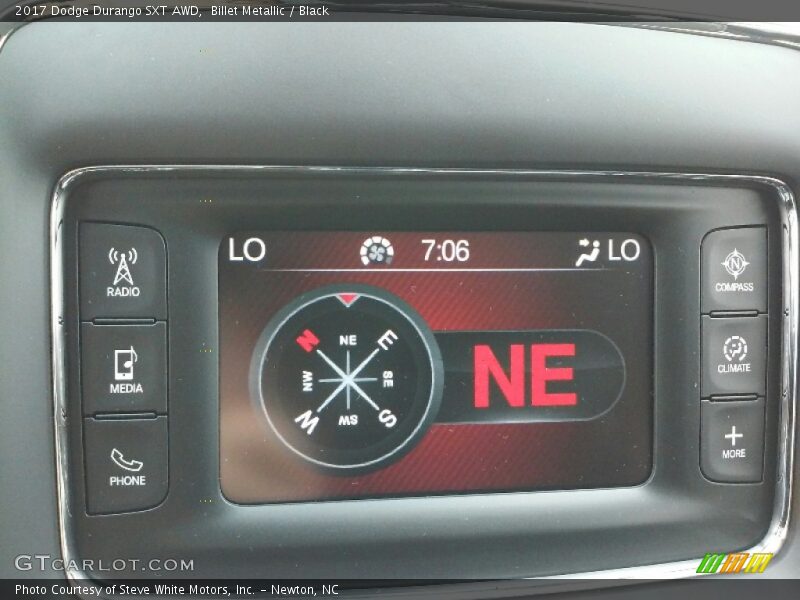 Billet Metallic / Black 2017 Dodge Durango SXT AWD