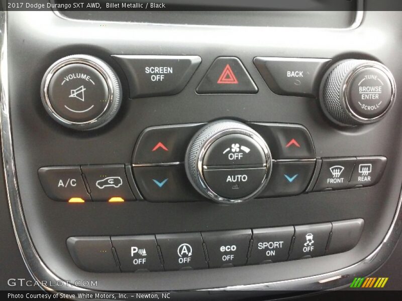 Billet Metallic / Black 2017 Dodge Durango SXT AWD