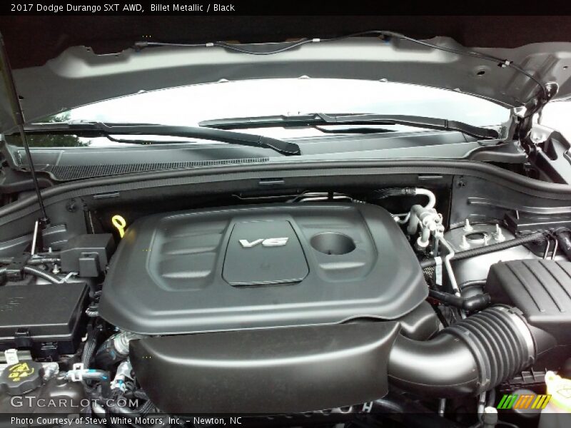 Billet Metallic / Black 2017 Dodge Durango SXT AWD