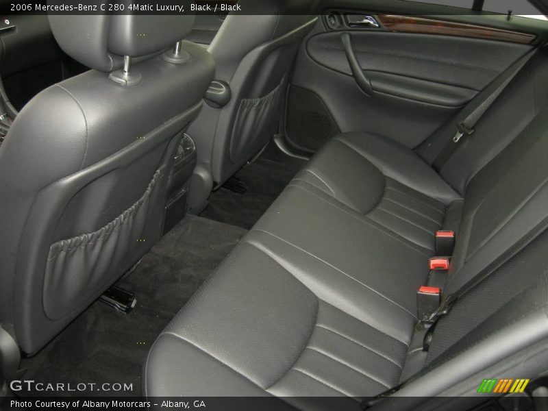 Black / Black 2006 Mercedes-Benz C 280 4Matic Luxury