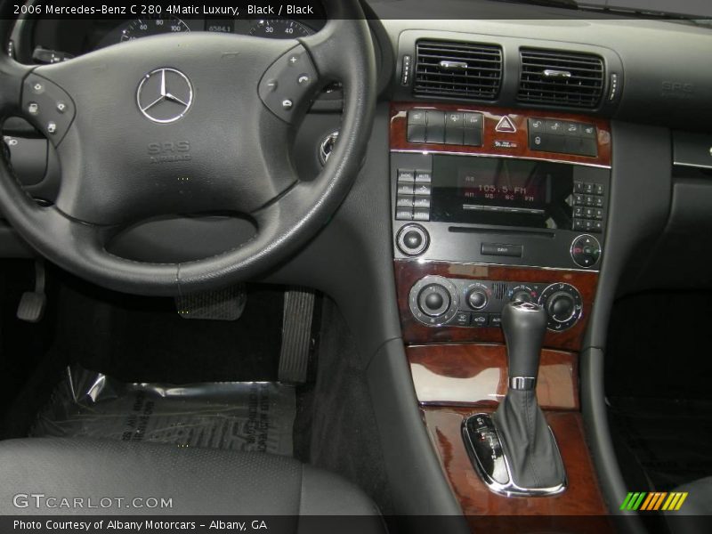 Black / Black 2006 Mercedes-Benz C 280 4Matic Luxury