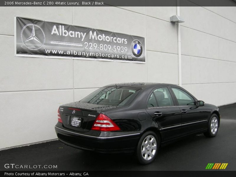 Black / Black 2006 Mercedes-Benz C 280 4Matic Luxury