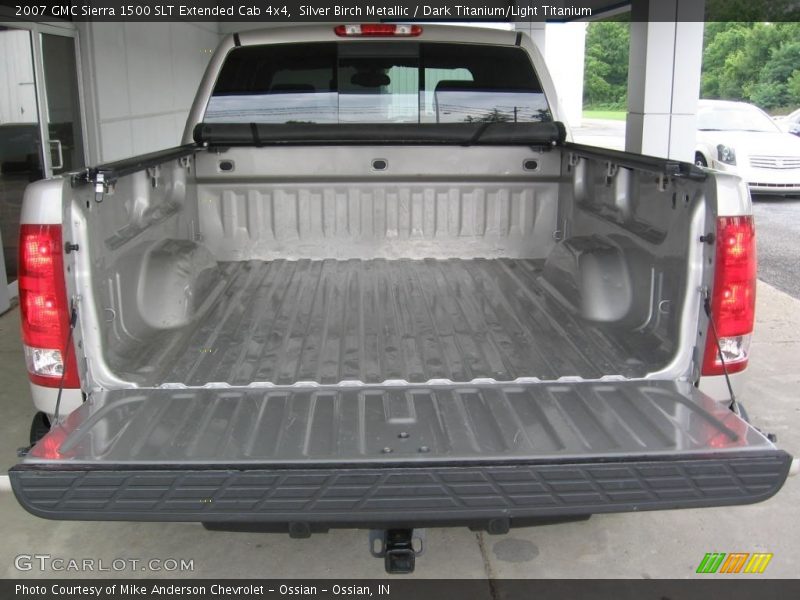 Silver Birch Metallic / Dark Titanium/Light Titanium 2007 GMC Sierra 1500 SLT Extended Cab 4x4