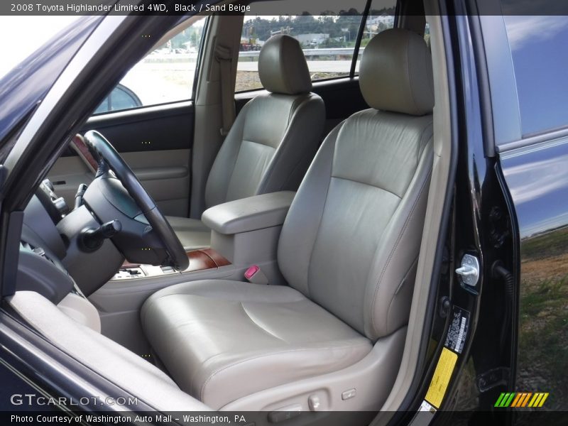 Black / Sand Beige 2008 Toyota Highlander Limited 4WD