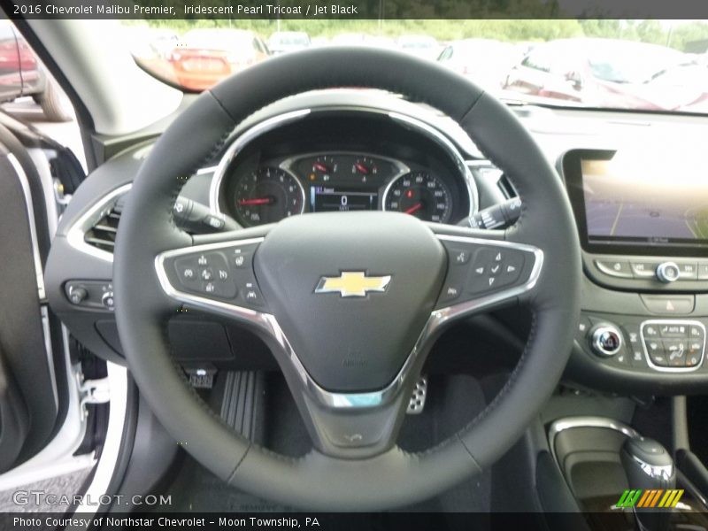 Iridescent Pearl Tricoat / Jet Black 2016 Chevrolet Malibu Premier