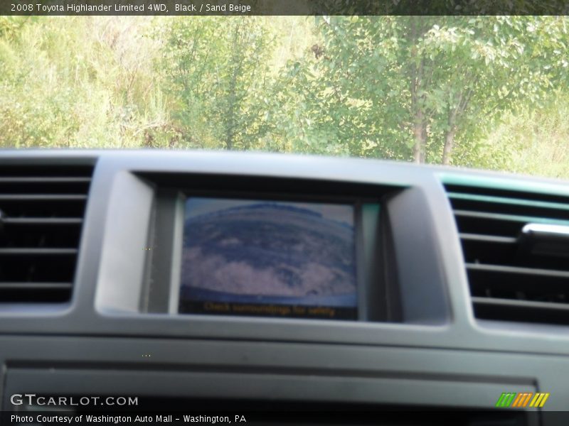Black / Sand Beige 2008 Toyota Highlander Limited 4WD