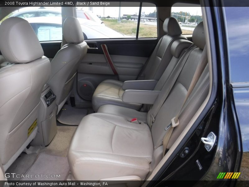 Black / Sand Beige 2008 Toyota Highlander Limited 4WD