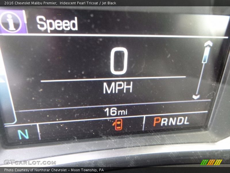 Iridescent Pearl Tricoat / Jet Black 2016 Chevrolet Malibu Premier