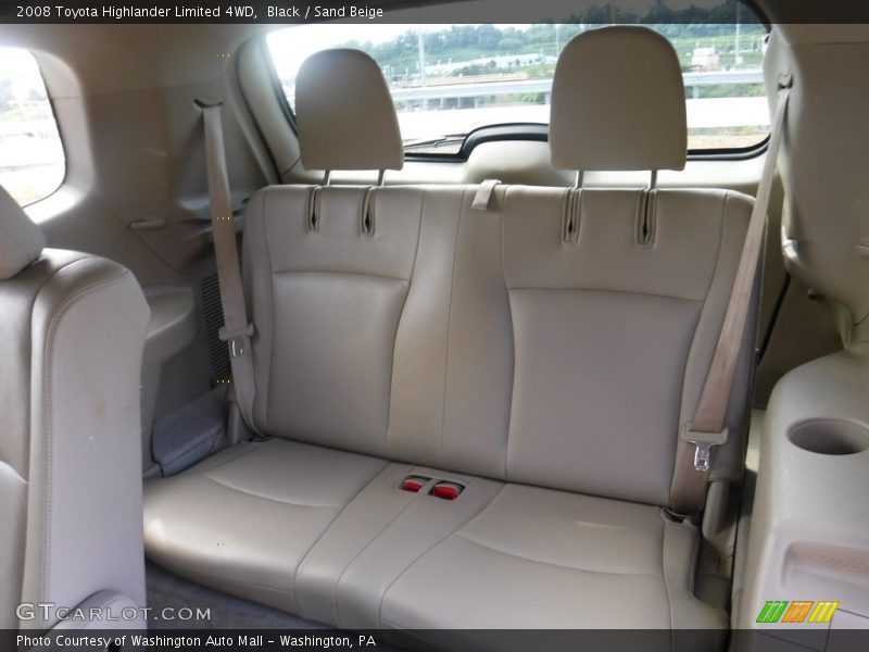 Black / Sand Beige 2008 Toyota Highlander Limited 4WD