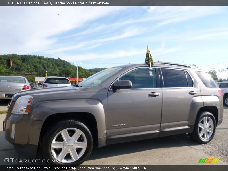 Mocha Steel Metallic / Brownstone 2011 GMC Terrain SLT AWD