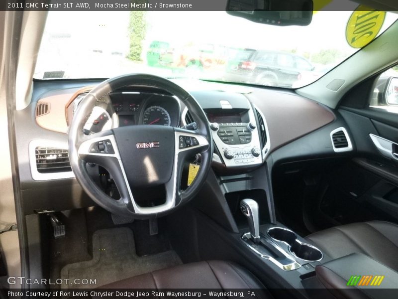 Mocha Steel Metallic / Brownstone 2011 GMC Terrain SLT AWD
