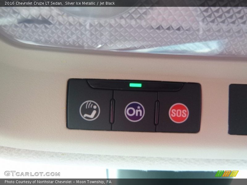Silver Ice Metallic / Jet Black 2016 Chevrolet Cruze LT Sedan