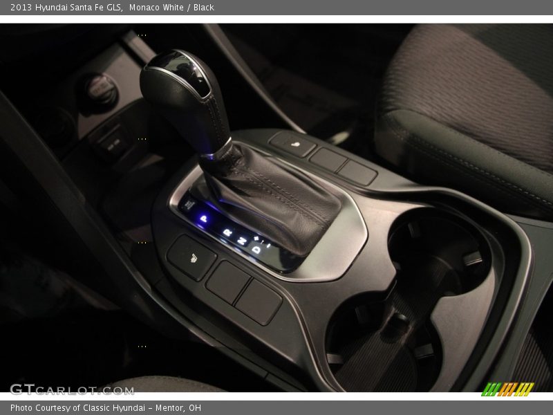 Monaco White / Black 2013 Hyundai Santa Fe GLS