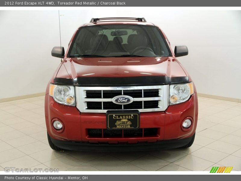 Toreador Red Metallic / Charcoal Black 2012 Ford Escape XLT 4WD