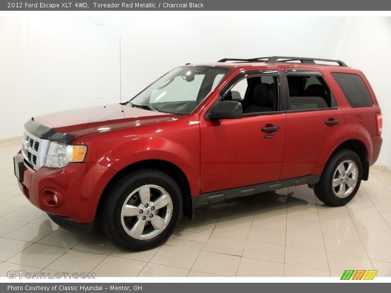 Toreador Red Metallic / Charcoal Black 2012 Ford Escape XLT 4WD