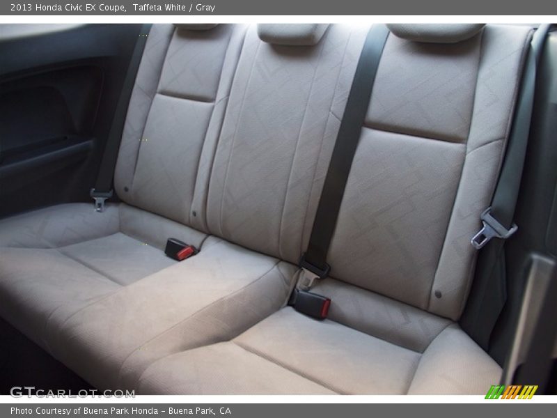 Taffeta White / Gray 2013 Honda Civic EX Coupe