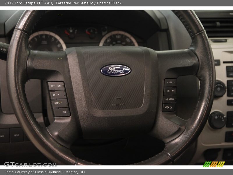 Toreador Red Metallic / Charcoal Black 2012 Ford Escape XLT 4WD