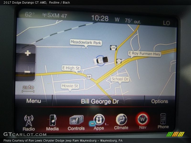 Redline / Black 2017 Dodge Durango GT AWD