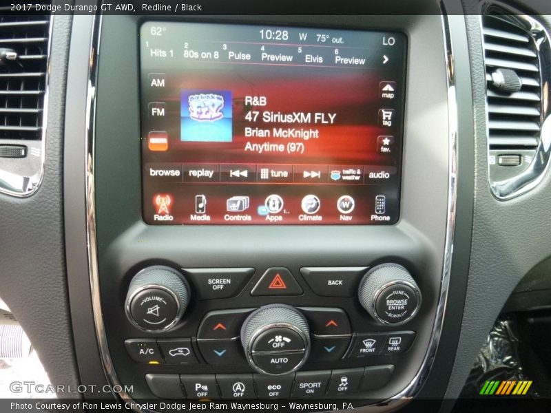 Controls of 2017 Durango GT AWD