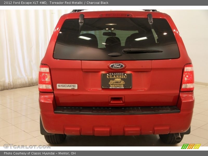 Toreador Red Metallic / Charcoal Black 2012 Ford Escape XLT 4WD