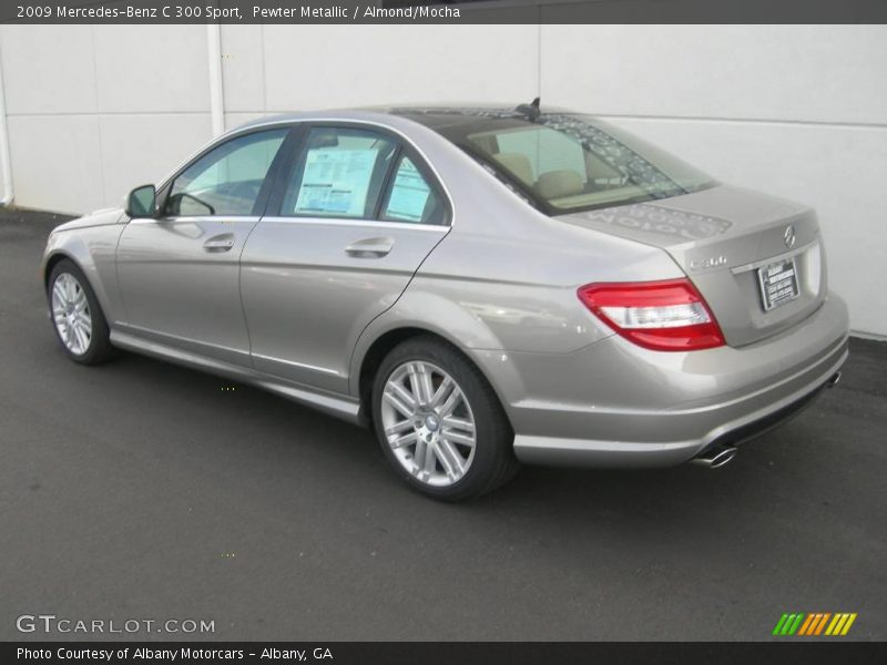 Pewter Metallic / Almond/Mocha 2009 Mercedes-Benz C 300 Sport