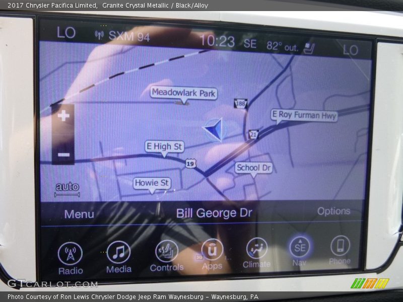 Granite Crystal Metallic / Black/Alloy 2017 Chrysler Pacifica Limited
