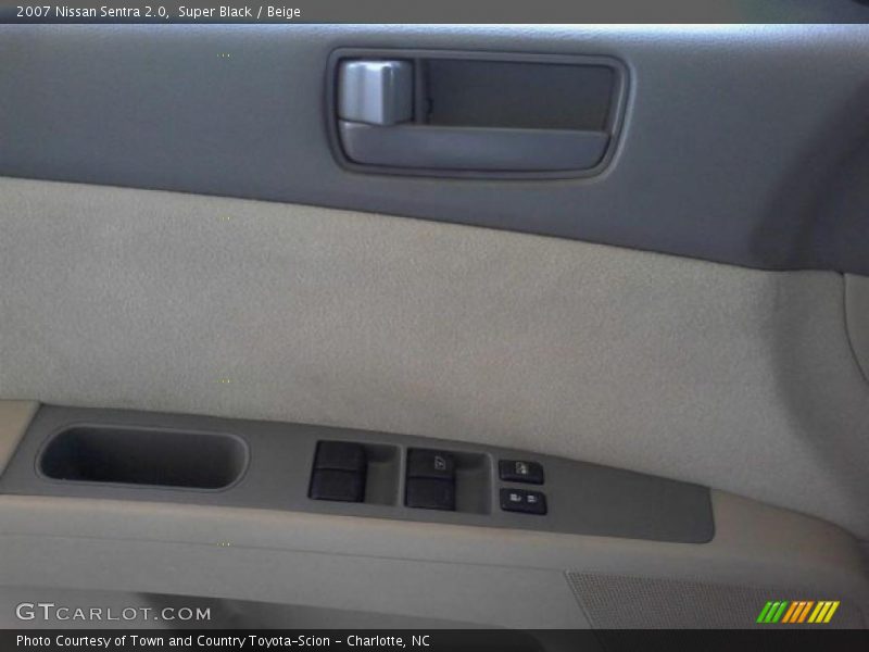 Super Black / Beige 2007 Nissan Sentra 2.0
