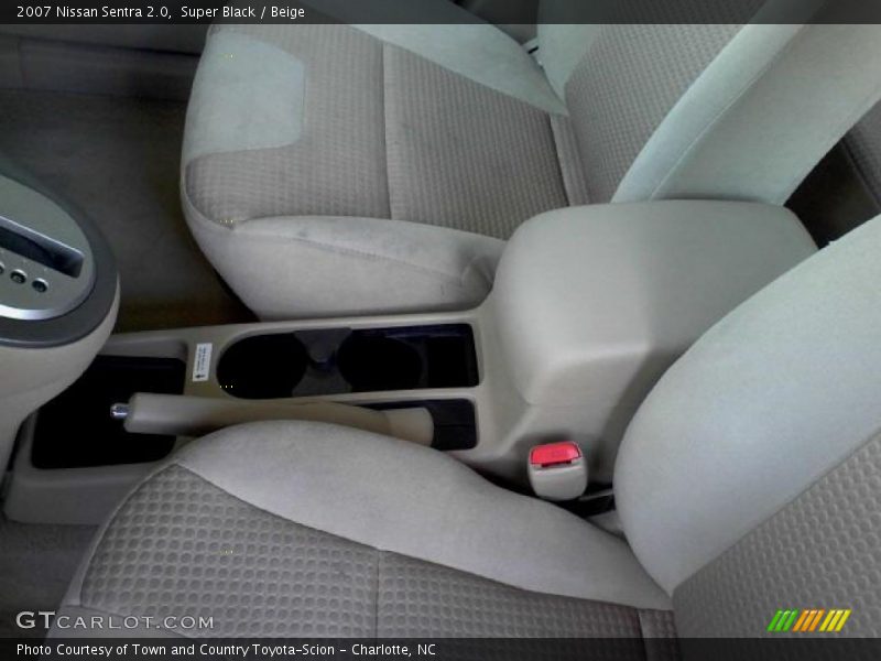 Super Black / Beige 2007 Nissan Sentra 2.0