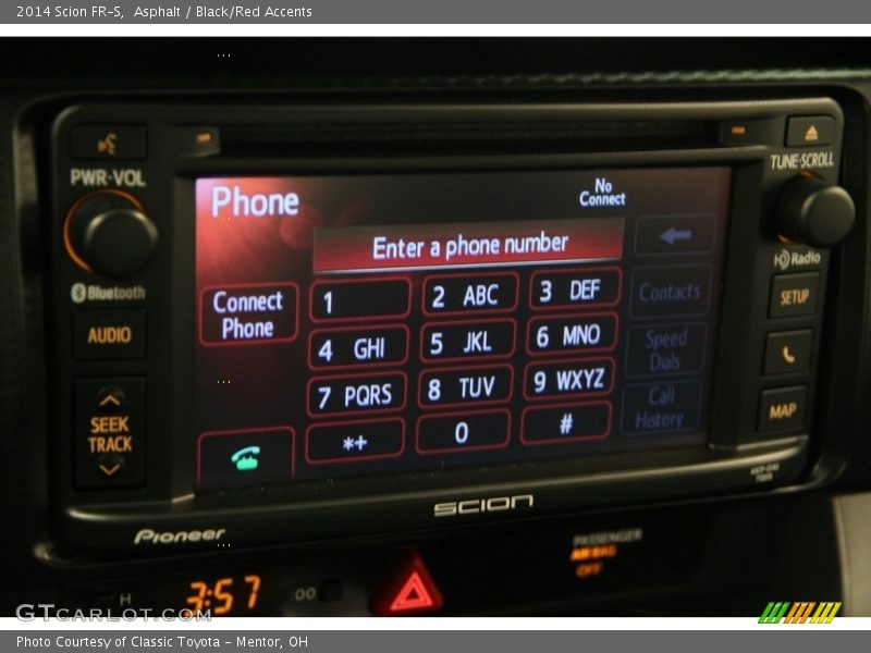 Asphalt / Black/Red Accents 2014 Scion FR-S