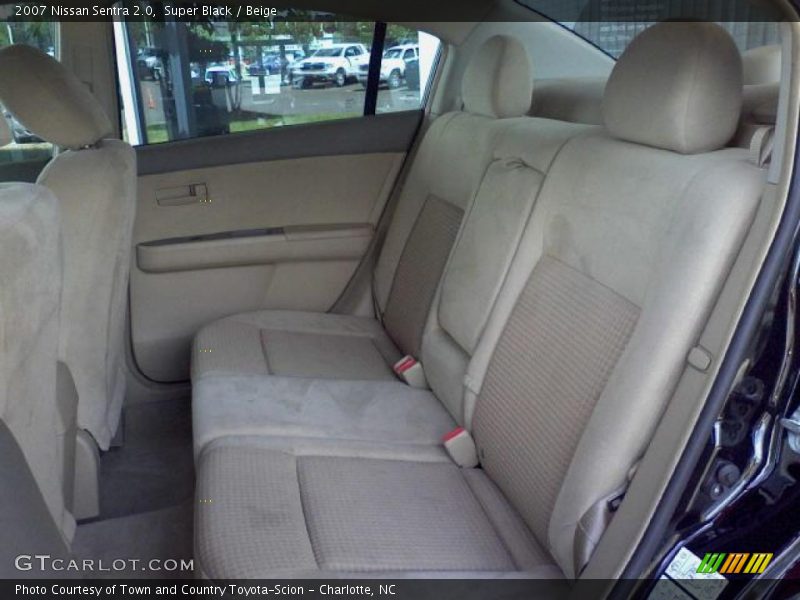 Super Black / Beige 2007 Nissan Sentra 2.0