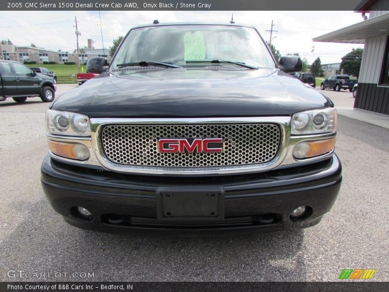Onyx Black / Stone Gray 2005 GMC Sierra 1500 Denali Crew Cab AWD
