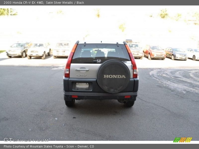 Satin Silver Metallic / Black 2003 Honda CR-V EX 4WD
