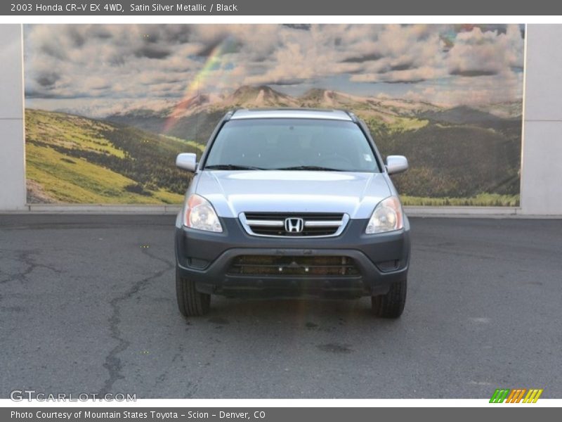 Satin Silver Metallic / Black 2003 Honda CR-V EX 4WD