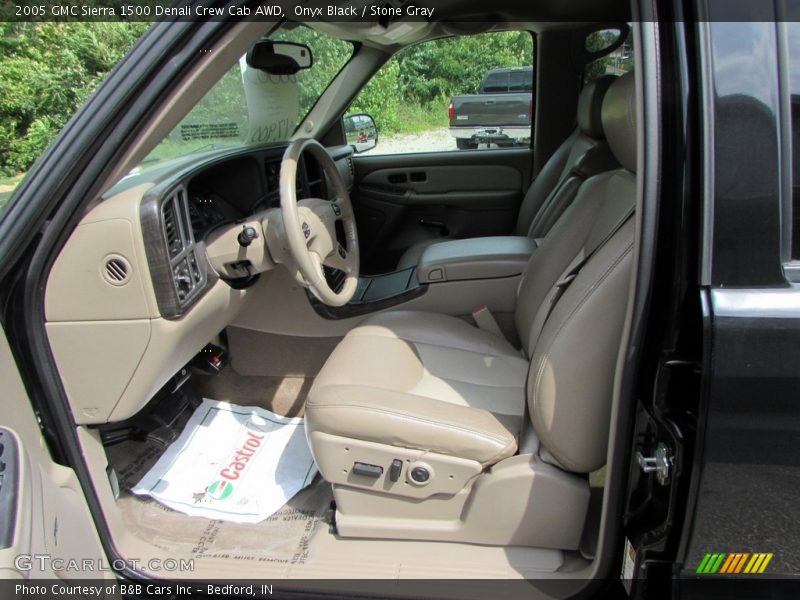 Onyx Black / Stone Gray 2005 GMC Sierra 1500 Denali Crew Cab AWD