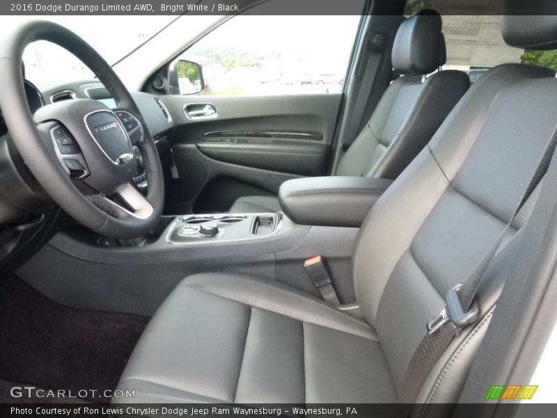 Bright White / Black 2016 Dodge Durango Limited AWD