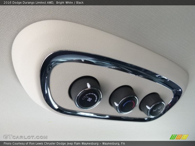 Bright White / Black 2016 Dodge Durango Limited AWD